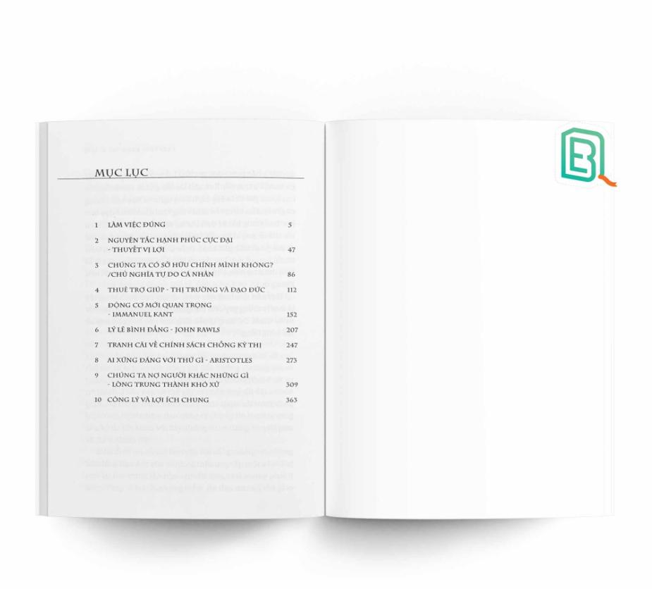 Sách Cánh Cửa Mở Rộng Phải Trái Đúng Sai | Michael Sandel